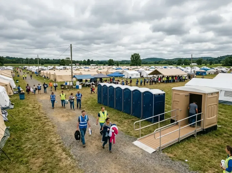 disaster-relief-camp-restrooms-010 — frequently asked questions, Dumpster & Portable Bathrooms Rental in Horseshoe Bend, AR